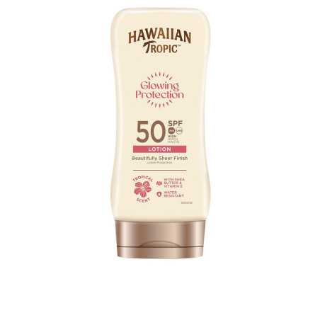 GLOWING PROTECTION ultra radiance sun lotion SPF50+ 180 ml by HAWAIIAN TROPIC for Unisex