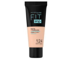 FIT ME MATTEPORELESS foundation 124 soft sand by MAYBELLINE for Unisex