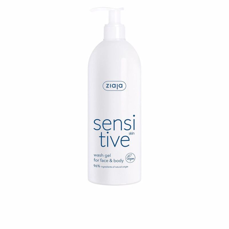 SENSITVE gel limpiador rostro y cuerpo para pieles sensibles 400 ml by ZIAJA for Woman