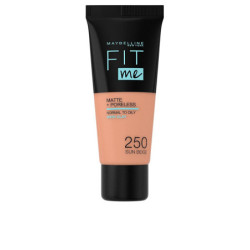 FIT ME MATTEPORELESS foundation 250 sun beige by MAYBELLINE for Unisex