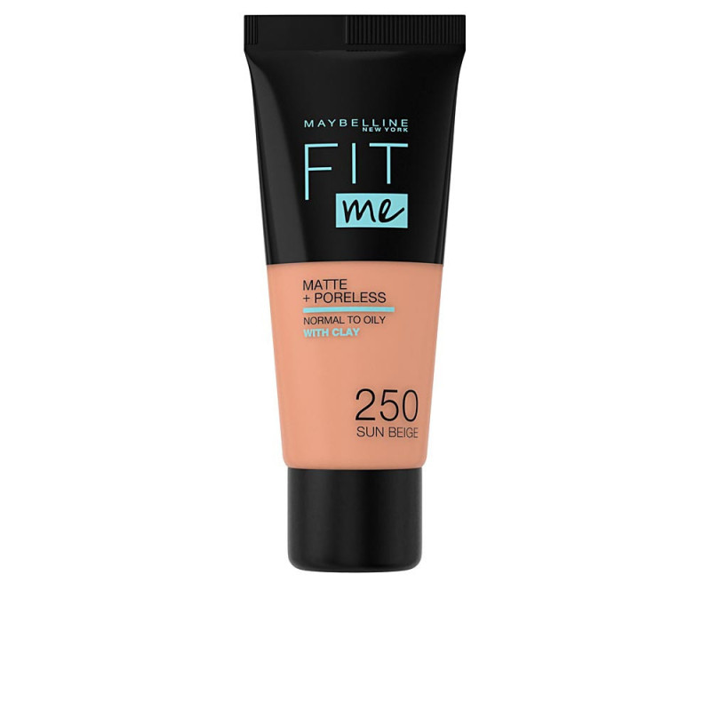 FIT ME MATTEPORELESS foundation 250 sun beige by MAYBELLINE for Unisex