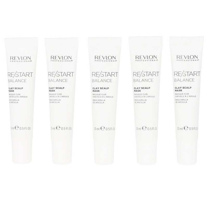 RE-START balance clay scalp mask 10 x 15 ml by REVLON for Woman RE-START balance clay scalp mask 10 x 15 ml by REVLON for Woman