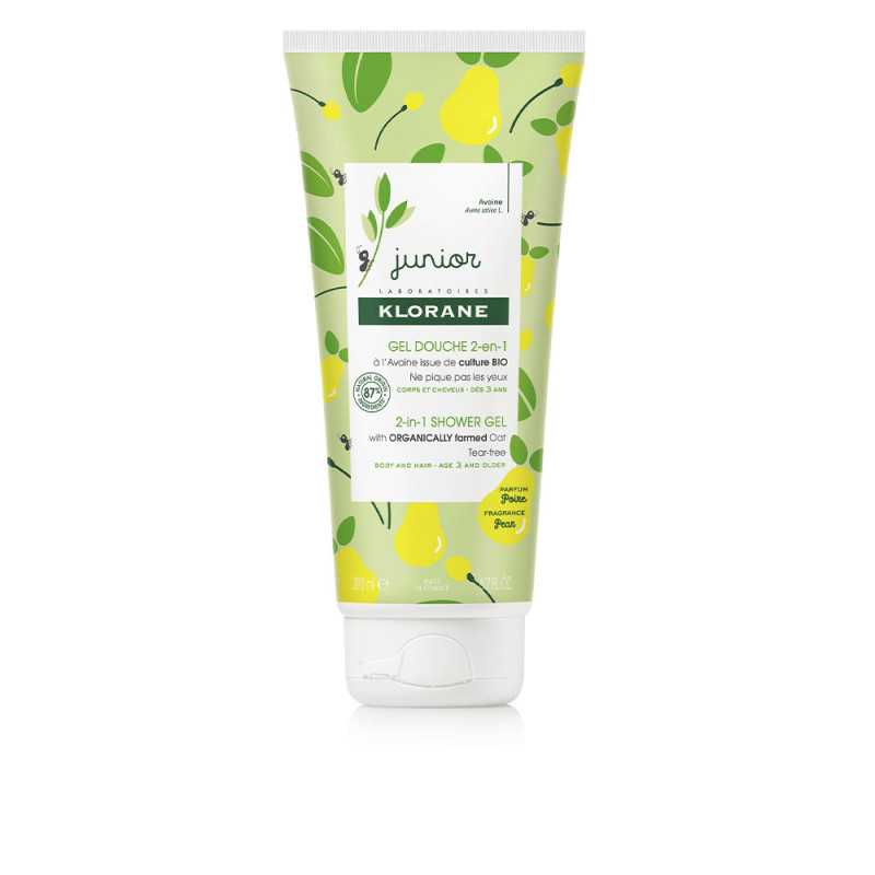 JUNIOR gel de bano cabello y cuerpo pera 200 ml by KLORANE for Unisex
