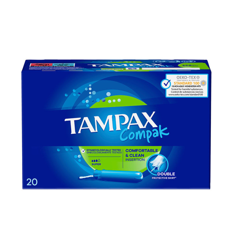 TAMPAX COMPAK tampón super 20 u by TAMPAX for Woman