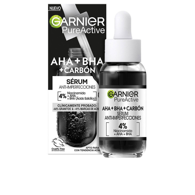 PURE ACTIVE AHA + BHA + CARBÓN sérum anti-imperfecciones 30 ml by GARNIER for Unisex
