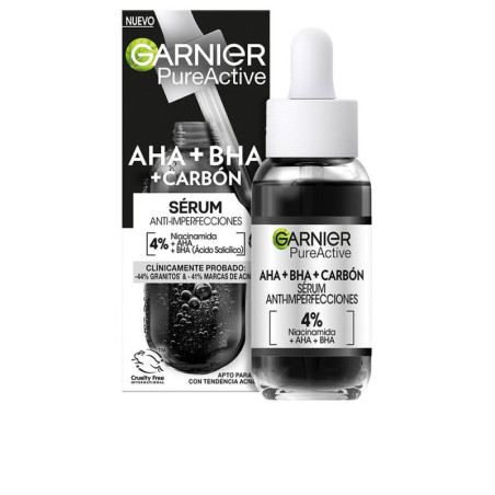 PURE ACTIVE AHA + BHA + CARBÓN sérum anti-imperfecciones 30 ml by GARNIER for Unisex