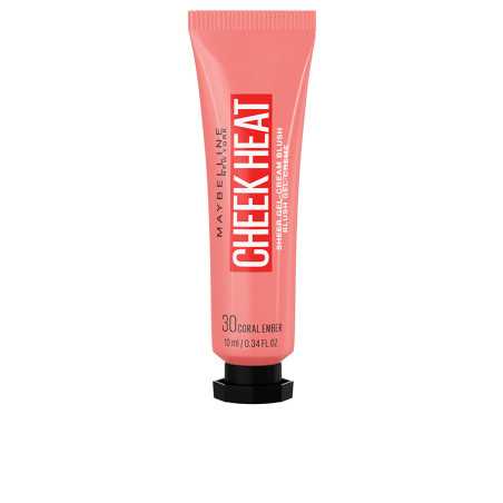 CHEEK HEAT sheer gel cream blush 30 coral ember by MAYBELLINE for Unisex
