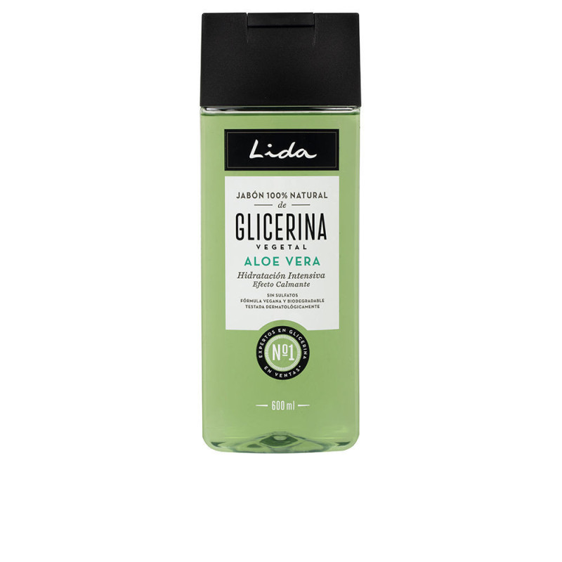 JABÓN 100% NATURAL glicerina y aloe vera 600 ml by LIDA for Unisex