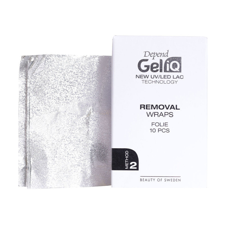 GEL IQ bandas para quitaesmaltes 10 u by BETER for Unisex