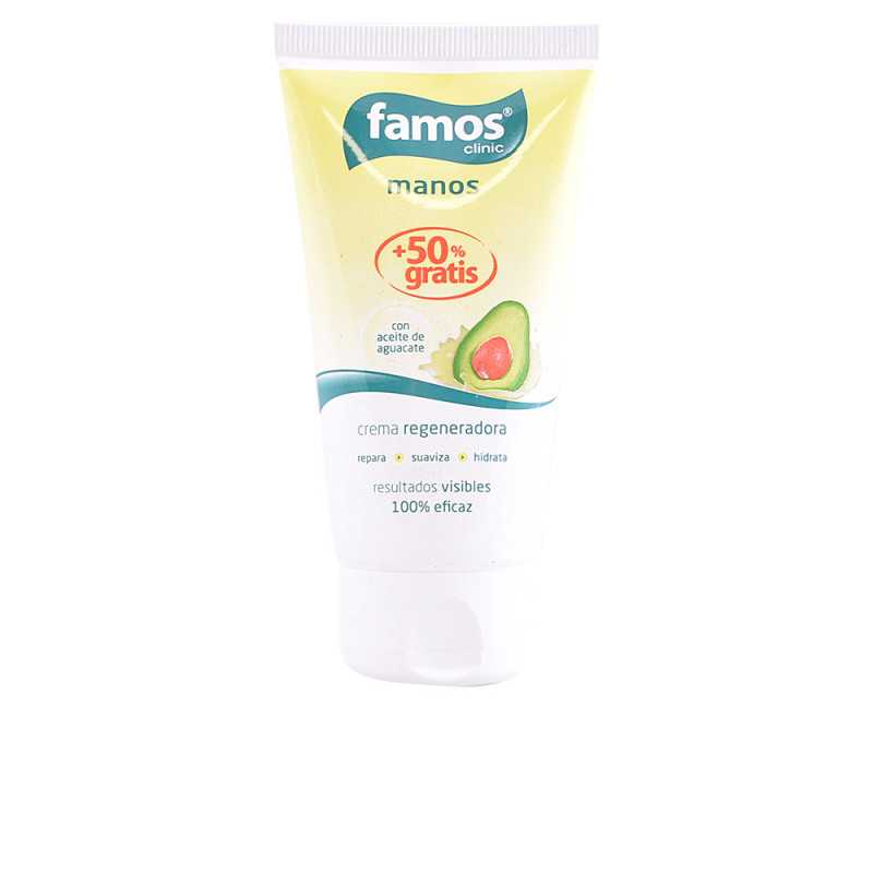 FAMOS crema manos regeneradora aceite de aguacate 75 ml by FAMOS for Unisex