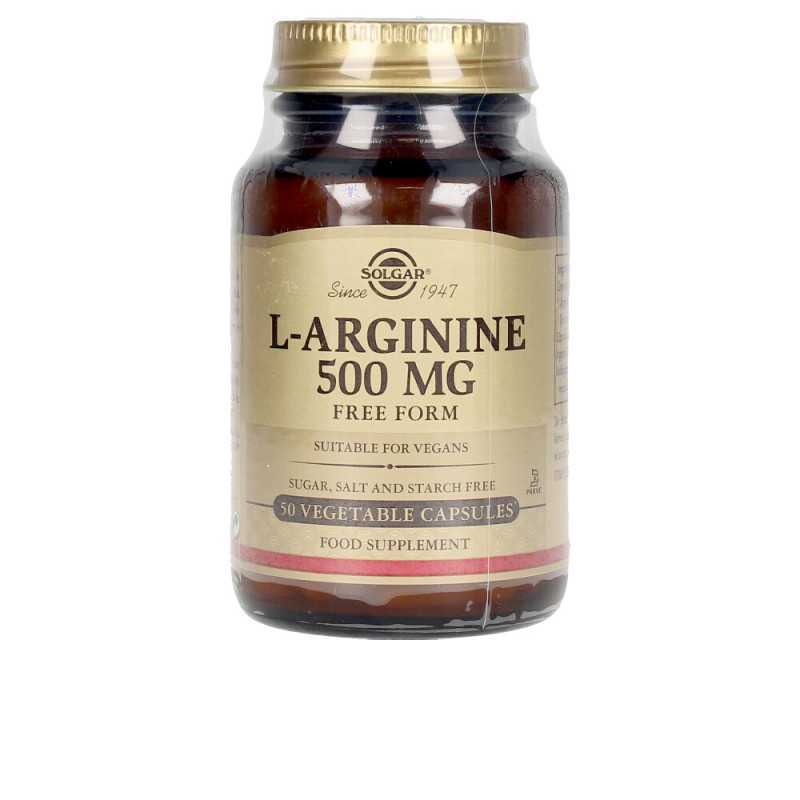 L-ARGININA 500 mg 50 cápsulas vegetales by SOLGAR for Unisex L-ARGININA 500 mg 50 cápsulas vegetales by SOLGAR for Unisex