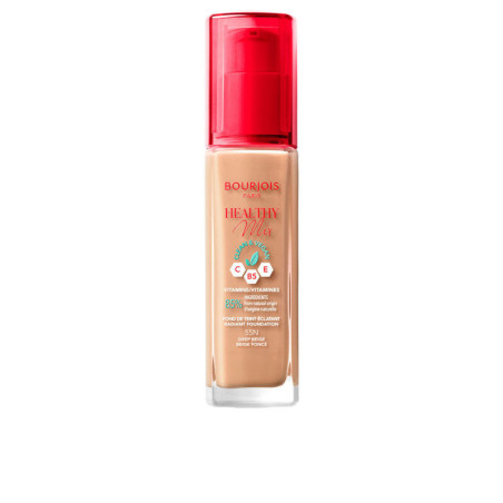HEALTHY MIX radiant foundation 55 deep beige by BOURJOIS for Unisex