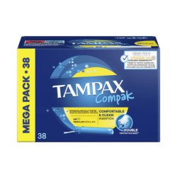TAMPAX COMPAK tampón regular 38 u by TAMPAX for Woman