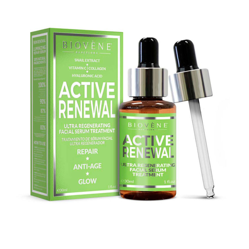 ACTIVE RENEWAL ultra regenerating facial serum treatment 30 ml by BIOVÈNE for Woman