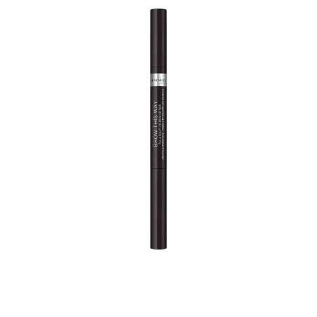 BROW THIS WAY fillsculpt eyebrow definer 004 soft black by RIMMEL LONDON for Unisex