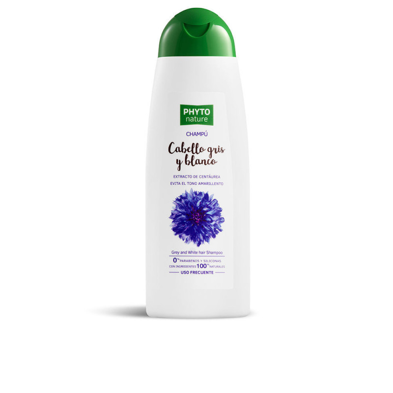 PHYTO NATURE champú cabello gris y blanco 400 ml by LUXANA for Unisex