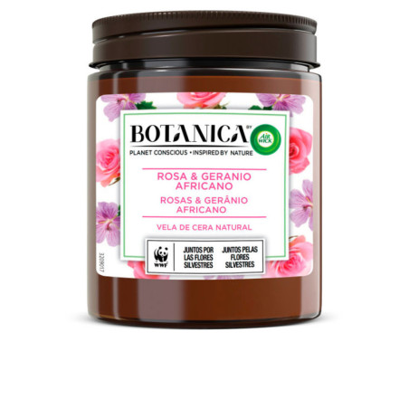 BOTANICA VELA rosa & geranio 205 gr by AIR-WICK for Unisex