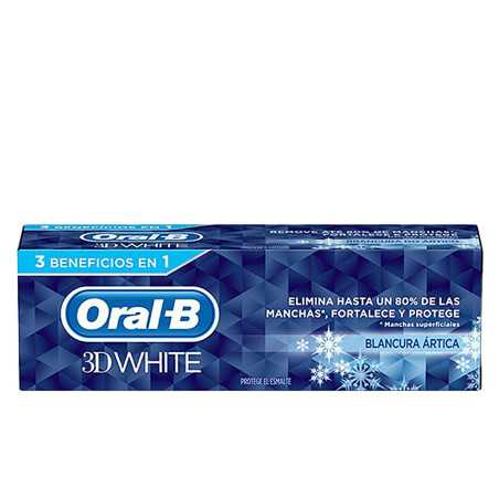 3D WHITE BLANCURA ARTICA pasta dentífrica 75 ml by ORAL-B for Unisex