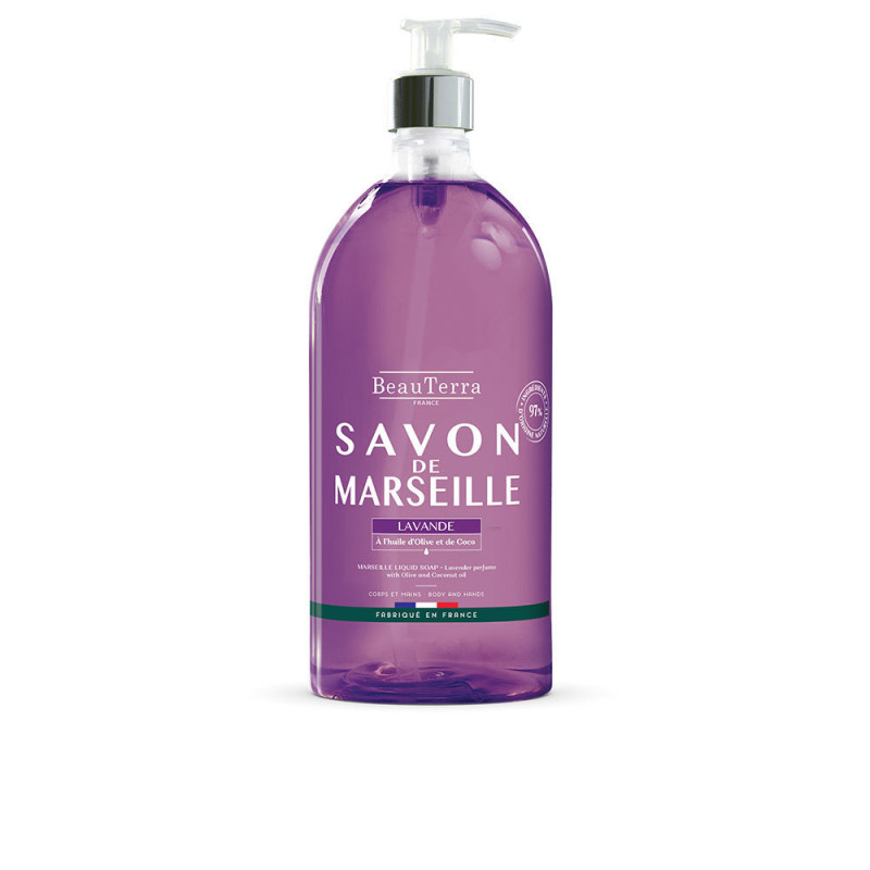 MARSEILLE jabón lavanda 1000 ml by BEAUTERRA for Unisex