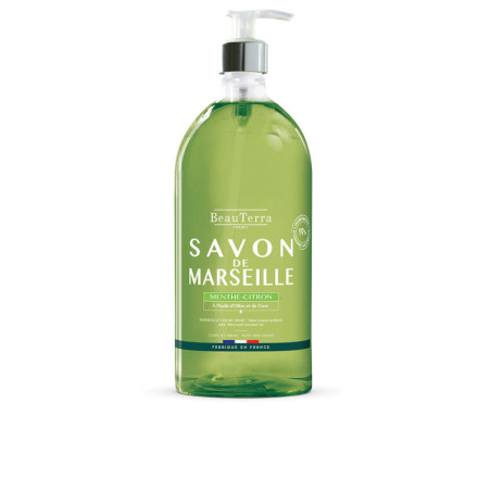 MARSEILLE jabón menta-limón 1000 ml by BEAUTERRA for Unisex