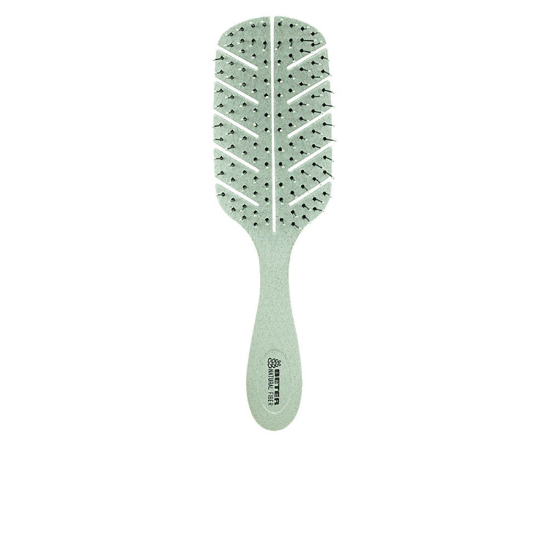 DETANGLING natural fiber cepillo verde 1 u by BETER for Unisex