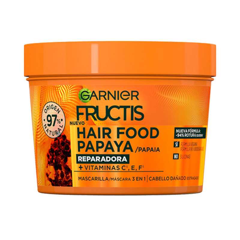 FRUCTIS HAIR FOOD papaya mascarilla reparadora 390 ml by GARNIER for Woman FRUCTIS HAIR FOOD papaya mascarilla reparadora 390 ml by GARNIER for Woman