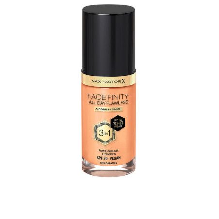 FACEFINITY 3IN1 primer concealer foundation 85 caramel 30 ml by MAX FACTOR for Unisex