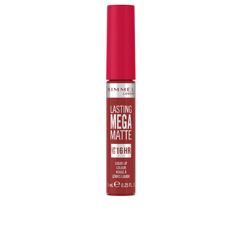 LASTING MEGA MATTE liquid lip colour 500 fire starter 74 ml by RIMMEL LONDON for Unisex