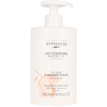LECHE CORPORAL nutritiva con aceite de almendra 500 ml by BYPHASSE for Unisex