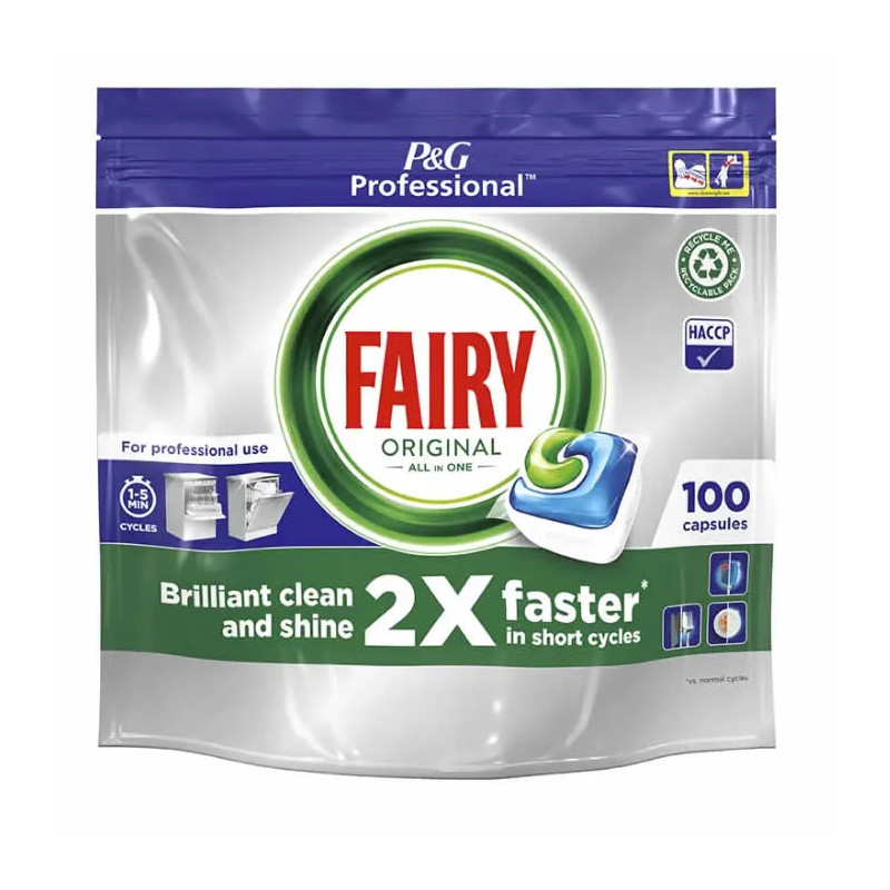 Fairy All In 1 Original para lava-louças, 100 cápsulas