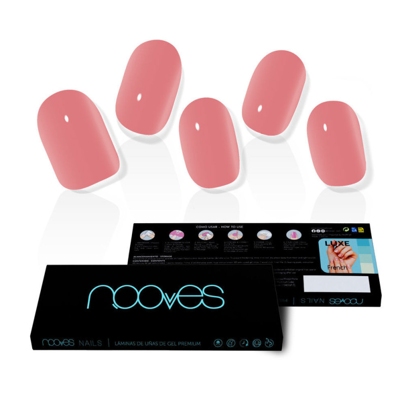 LAMINAS DE UNAS DE GEL dusty rose premium glam cat eye 20 u by NOOVES for Woman