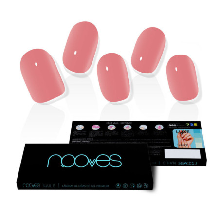 LAMINAS DE UNAS DE GEL dusty rose premium glam cat eye 20 u by NOOVES for Woman