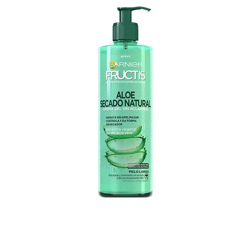 FRUCTIS ALOE SECADO NATURAL crema gel sin aclarado 400 ml by GARNIER for Unisex