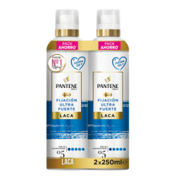 PANTENE ULTRA FUERTE LACA LOTE 2 x 250 ml by PANTENE for Unisex