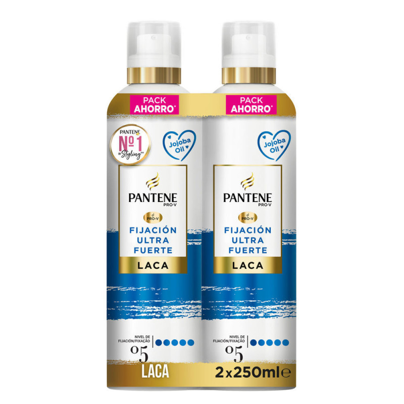 PANTENE ULTRA FUERTE LACA LOTE 2 x 250 ml by PANTENE for Unisex