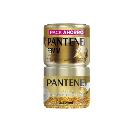 REPARA & PROTEGE MASCARILLA LOTE 2 x 300 ml by PANTENE for Unisex