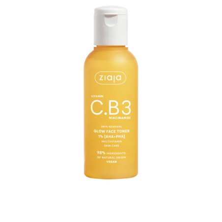 VITAMINA C.B3 NIACINAMIDA tónico facial iluminador 1% 120 ml by ZIAJA for Woman