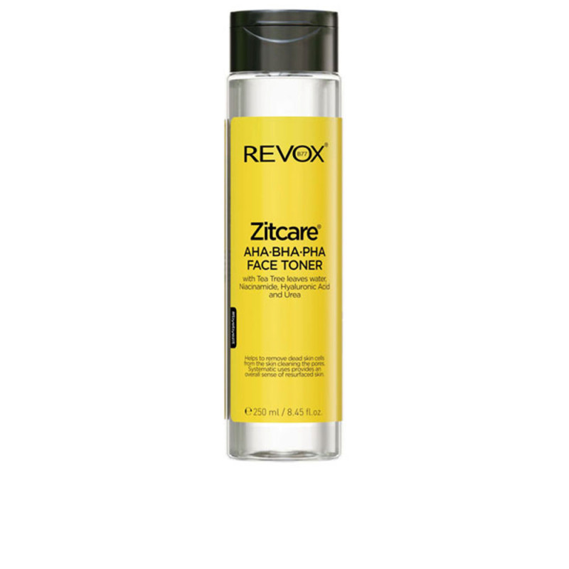 ZITCARE AHA.BHA.PHA. active face toner 250 ml by REVOX B77 for Woman