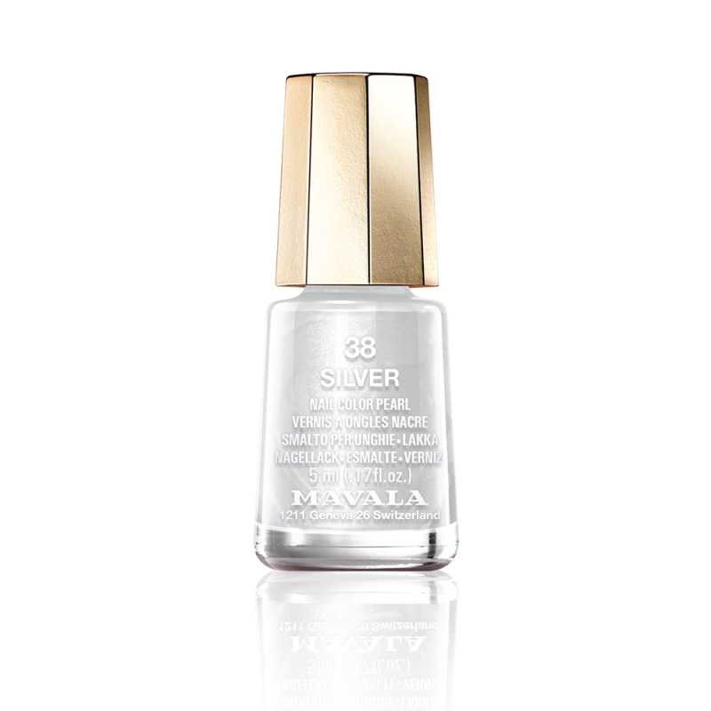 NAIL COLOR 38 silver by MAVALA for Unisex NAIL COLOR 38 silver by MAVALA for Unisex
