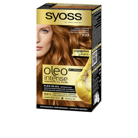 OLEO INTENSE tinte sin amoniaco 7 77 cobrizo vibrante 5 u by SYOSS for Woman