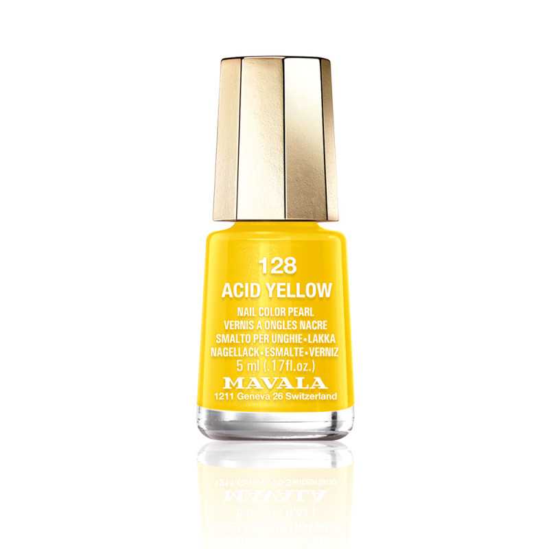 NAIL COLOR 128 acid yellow by MAVALA for Unisex NAIL COLOR 128 acid yellow by MAVALA for Unisex