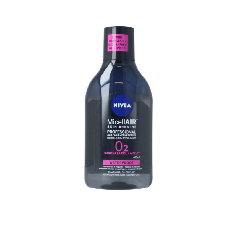 AGUA MICELAR PROFESIONAL bifásica waterproof 400 ml by NIVEA for Woman