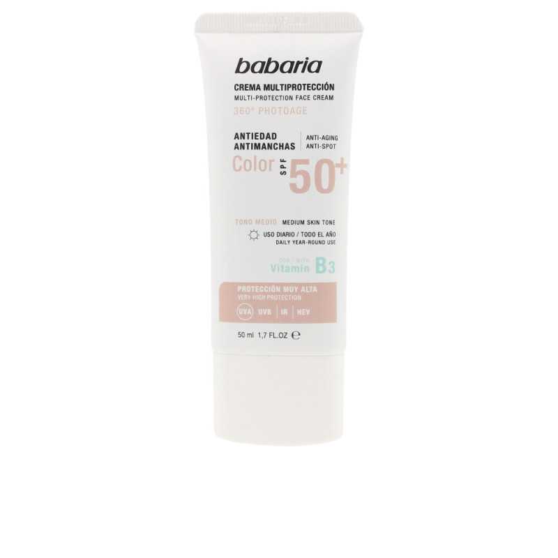 SOLAR MULTIPROTECCION crema antimanchas color SPF50+ 50 ml by BABARIA for Unisex SOLAR MULTIPROTECCION crema antimanchas color SPF50+ 50 ml by BABARIA for Unisex
