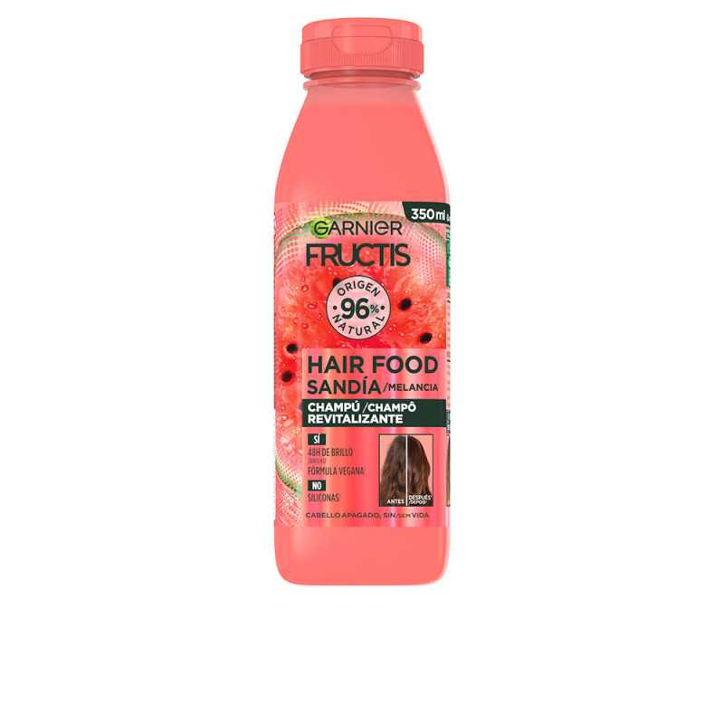 FRUCTIS HAIR FOOD sandía champú revitalizante 350 ml by GARNIER for Unisex FRUCTIS HAIR FOOD sandía champú revitalizante 350 ml by GARNIER for Unisex
