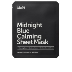 MIDNIGHT BLUE calming sheet mask 25 ml by KLAIRS for Woman