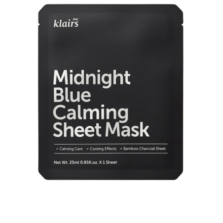 MIDNIGHT BLUE calming sheet mask 25 ml by KLAIRS for Woman