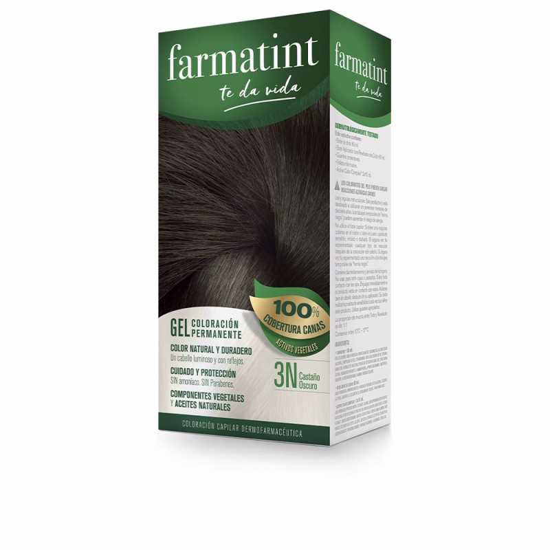 FARMATINT GEL coloracion permanente 3n castano oscuro 5 u by FARMATINT for Unisex