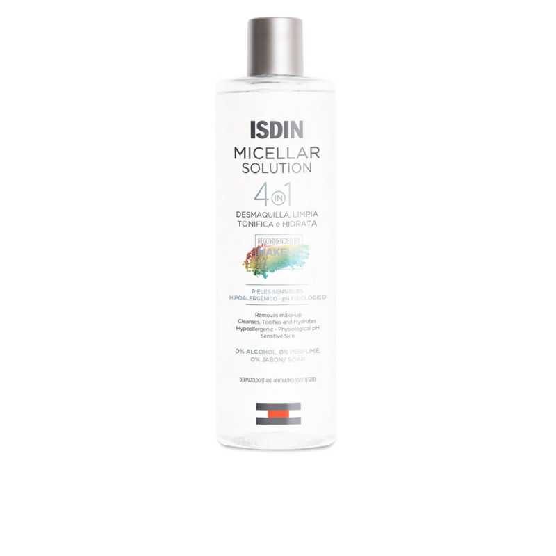 MICELLAR SOLUTION agua micelar limpieza facial 400 ml by ISDIN for Unisex MICELLAR SOLUTION agua micelar limpieza facial 400 ml by ISDIN for Unisex