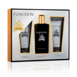 POSEIDON GOLD OCEAN FOR MEN LOTE 3 pz by POSEIDON for Man