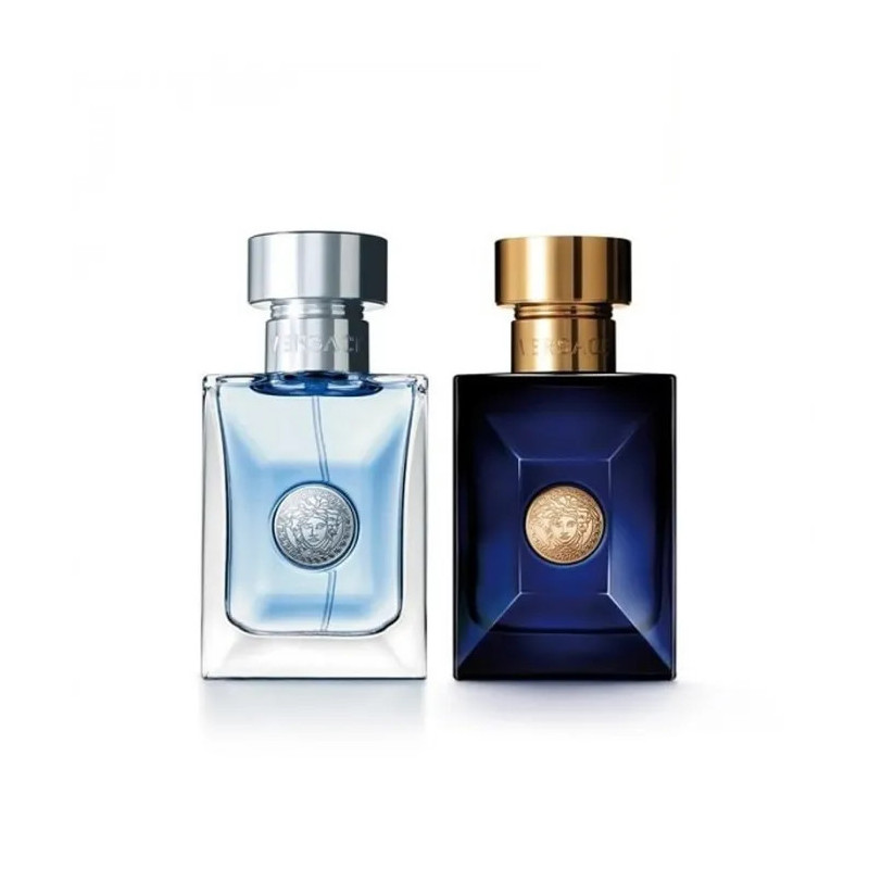 Versace Dylan Blue Man + Pour Homme Eau De Toilette Spray 30ml Set 2 Pieces
